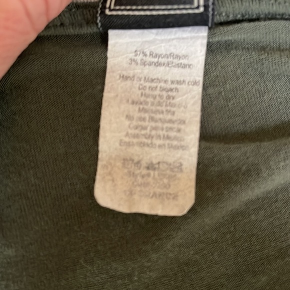 Lilian XL long cardigan in olive color - Picture 7 of 8